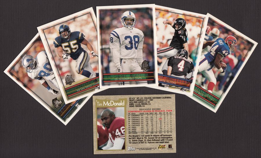 1996 Topps Football Complete set